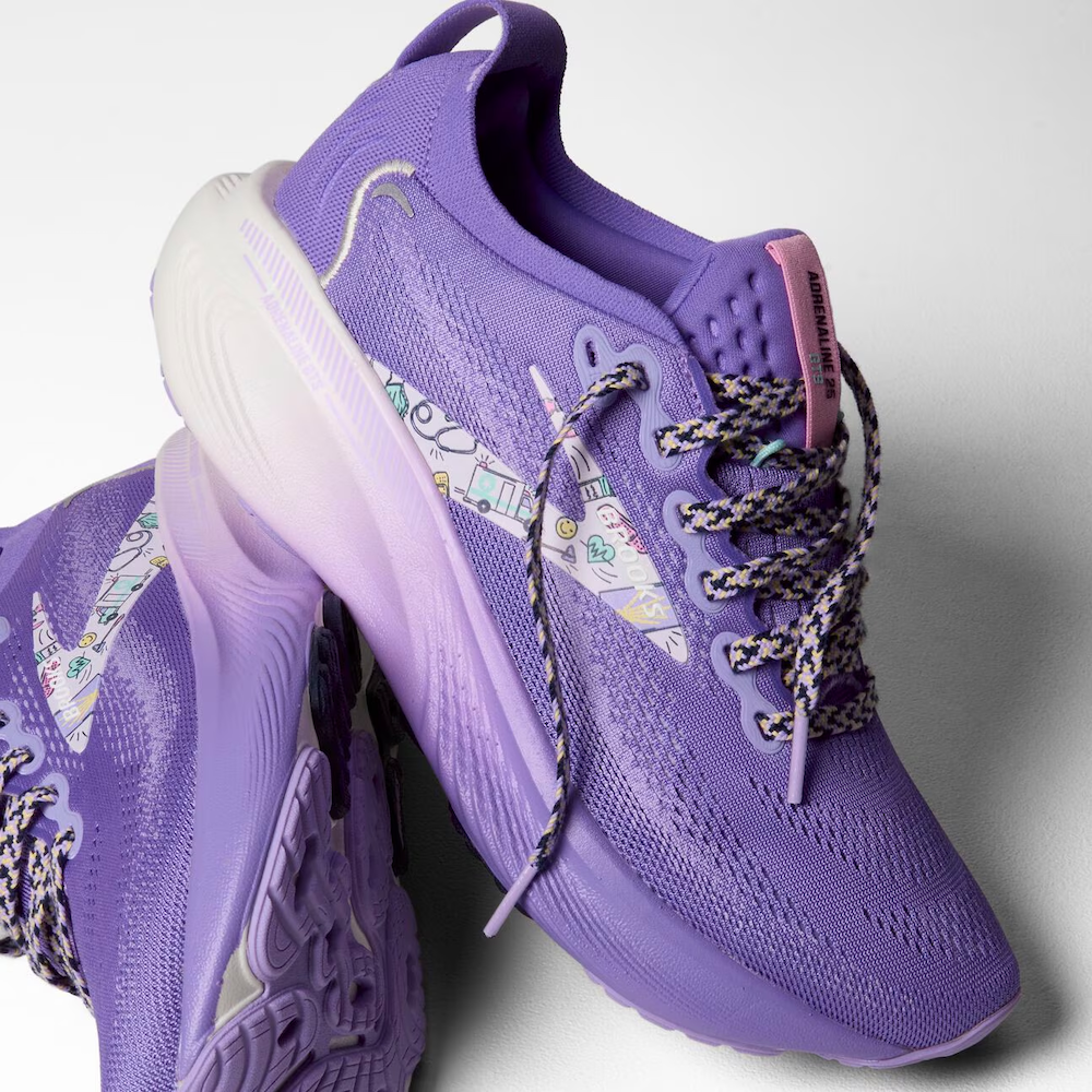 브룩스 Adrenaline GTS 25 여성 런닝화 운동화 Purple/Lavender/Coconut - 상세 이미지 5