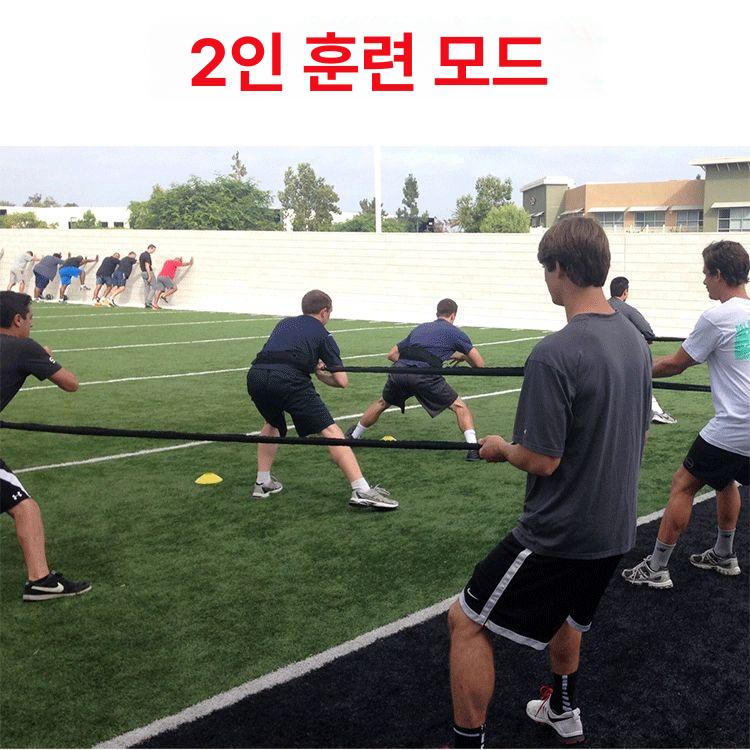 근력 저항 밴드 크로스핏 하체 스트레칭 고무 로프 벨트 세트 운동 홈트 훈련 러닝 탄성 - 상세 이미지 5