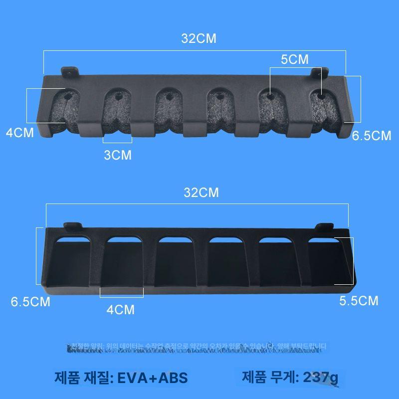 자동차 낚시대 거치대 벽걸이 걸이 차량 스탠드 도구 기본 행잉 차량용 낚시대거치대 수직형 - 상세 이미지 3