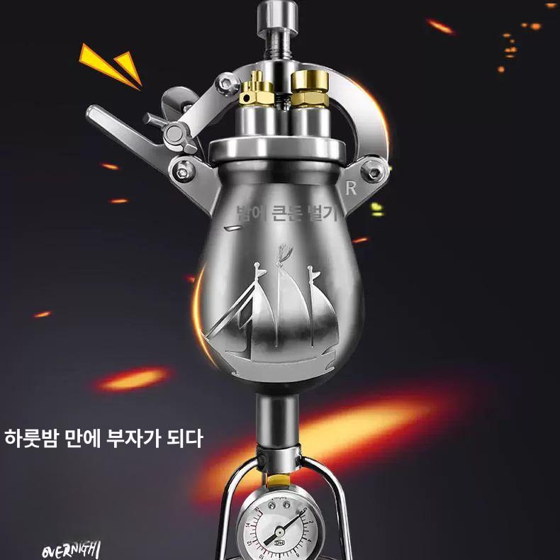 옥수수 뻥튀기 제조기 가정용 미니 냄비 소형 캠핑 업소용 팝콘메이커 뻥튀기기계 자동 기계 - 상세 이미지 4