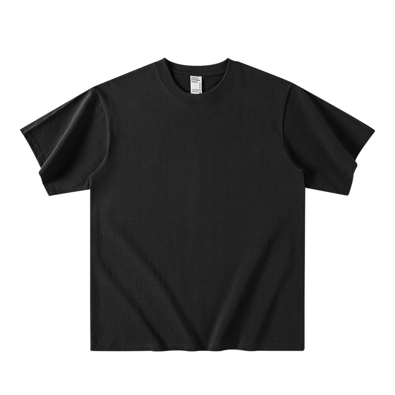 순면 화이트 남녀공용 반팔 티셔츠 커플용 데일리 티 스노우화이트 M[추천 60-70kg] 이미지 7