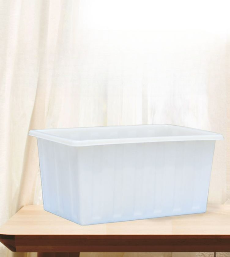 사각 리빙박스 플라스틱 다라 멀티 고무 대형 수납함 다라이 50L 소줄(두꺼움) - 상세 이미지 3