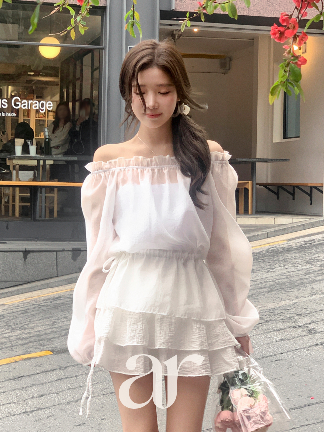캉캉 뒷밴딩 바지안감 미니 스커트 sk7809 이미지 4