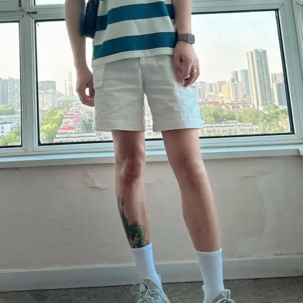 나이키 스포츠웨어 우븐 빅 포켓 카고 반바지 쇼츠 팬츠 블랙, 그린, 화이트 이미지 7