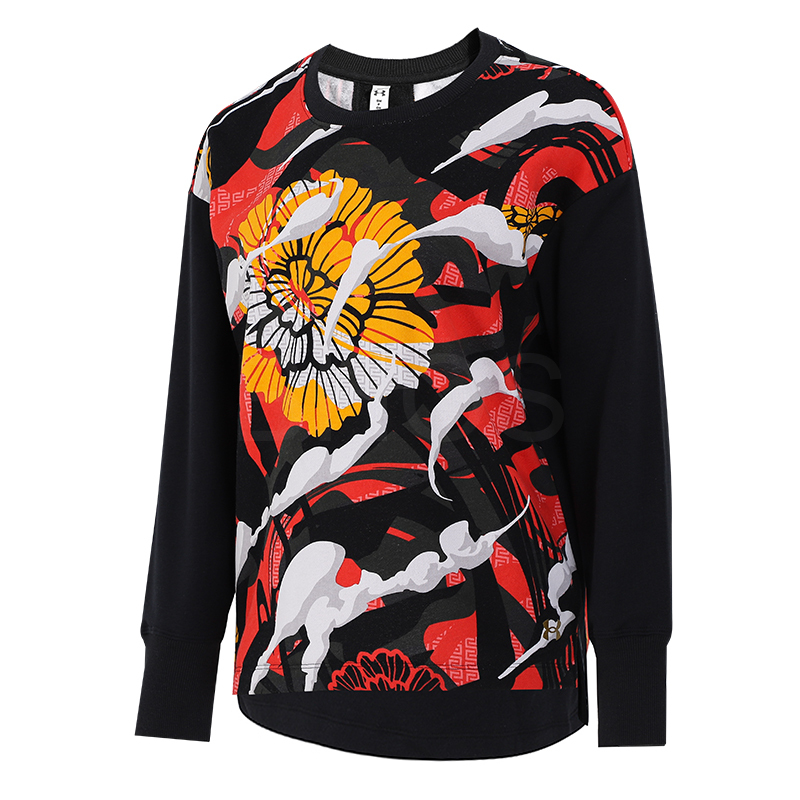언더아머 Rival Fleece CNY Crew 여성 맨투맨