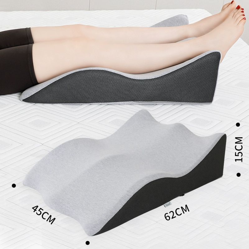 무릎 베개 메모리 수면 편한 숙면 기능성 다리쿠션 자세 웨지 다리 배게 편안한 종아리 - 상세 이미지 5