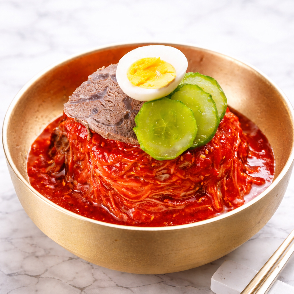 냉면 함흥물냉면 비빔냉면 평양 메밀 양념장 육수 10인분 밀키트 상품 이미지