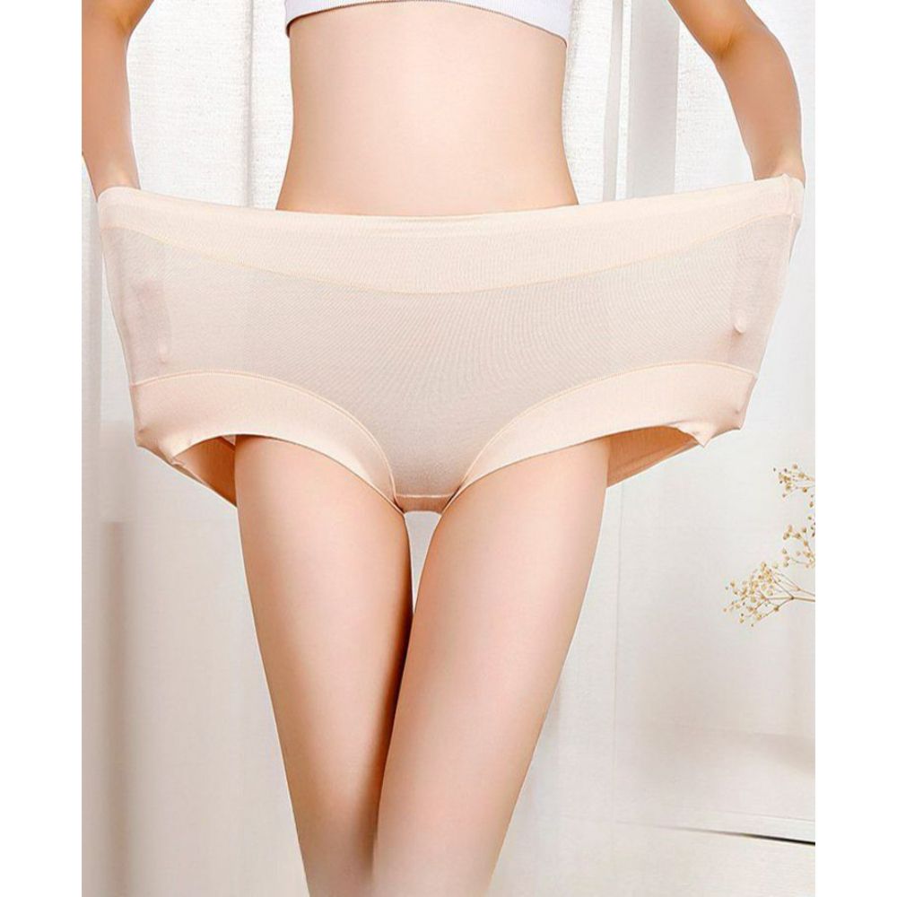 대형 속옷 특대 하이 팬티 사이즈 중년 웨이스트 엄마 노라인 여성 순면 - 상품 이미지