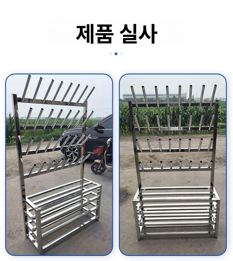 신발 건조대 스테인레스 거치 부츠 주방 스테인리스 스텐 정리 작업장 베란다 걸이 작업화 - 상세 이미지 3