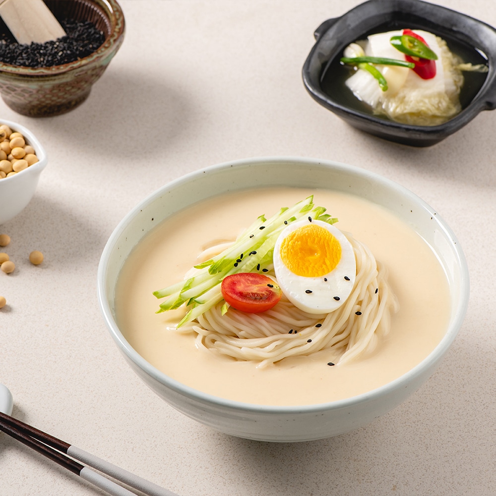 국산 크림 콩물 백태/서리태 생면 콩국수 - 상세 이미지 4
