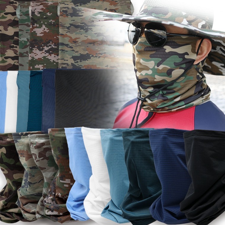 여름 얼굴가리개 자외선차단 등산 낚시 햇빛차단 쿨 마스크 - 상품 이미지
