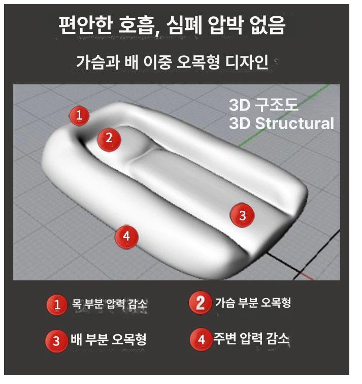 눈수술 쿠션 엎드리기 베게 안면보호 수술용베개 회복용품 눈보호대 페이스쿠션 - 상세 이미지 5