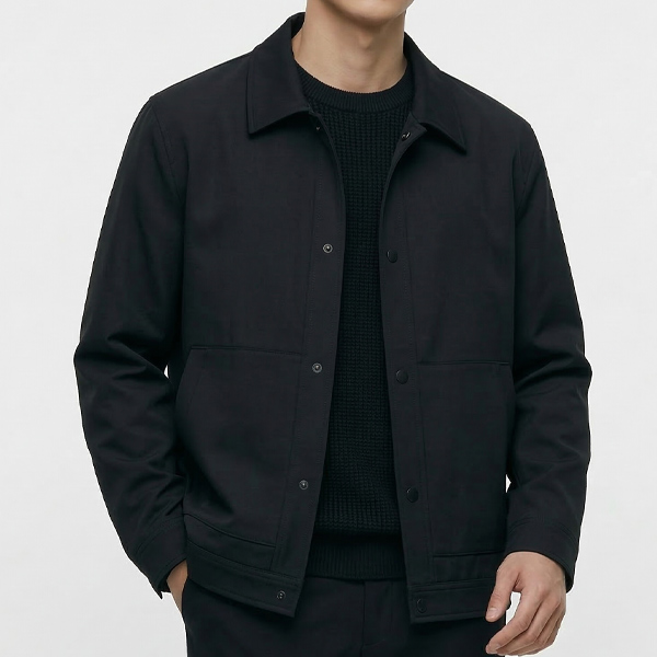 미니멀 캐주얼 베이직 레귤러핏 카라 남성 포멀 자켓 IS-JK62 - 베이지