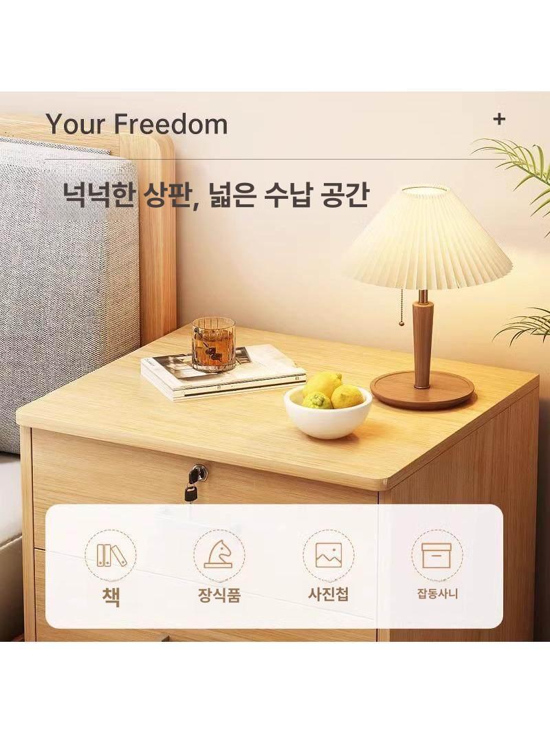 이동식 서랍장 사무용 데스크용 오피스 수납 캐비닛 회사 형 책상 이동서랍 - 상세 이미지 5