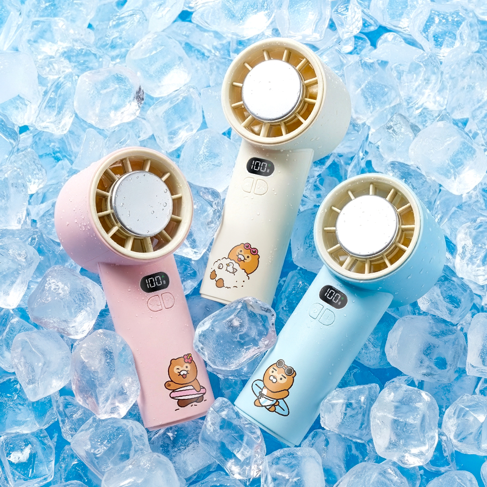 [N배송]카카오프렌즈 냉각선풍기 라이트섬머 무선 미니 저소음 핸디 휴대용 손 선풍기 - 상세 이미지 3