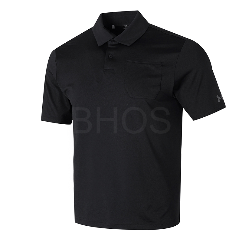 언더아머 UA Perf Pocket Polo 블랙 남성 POLO
