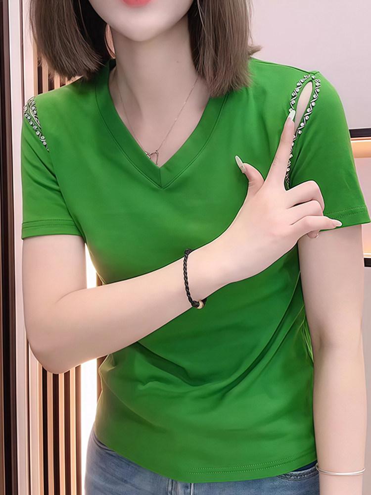 라틴 댄스복 상의 여성 스포츠 의상 무대복 모던 밸리 방송용 연습복 - 상세 이미지 4