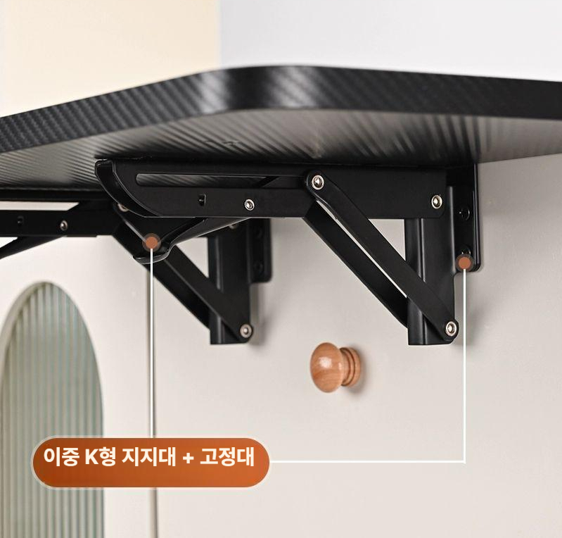 서랍 연장 테이블 접이식 데스크탑 연결하는 사무용 보관함 무타공 다기능 키보드 확장 - 상세 이미지 2