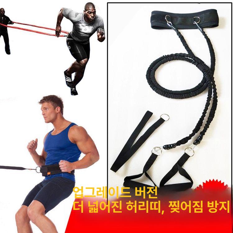 근력 저항 밴드 크로스핏 하체 스트레칭 고무 로프 벨트 세트 운동 홈트 훈련 러닝 탄성 - 상세 이미지 2