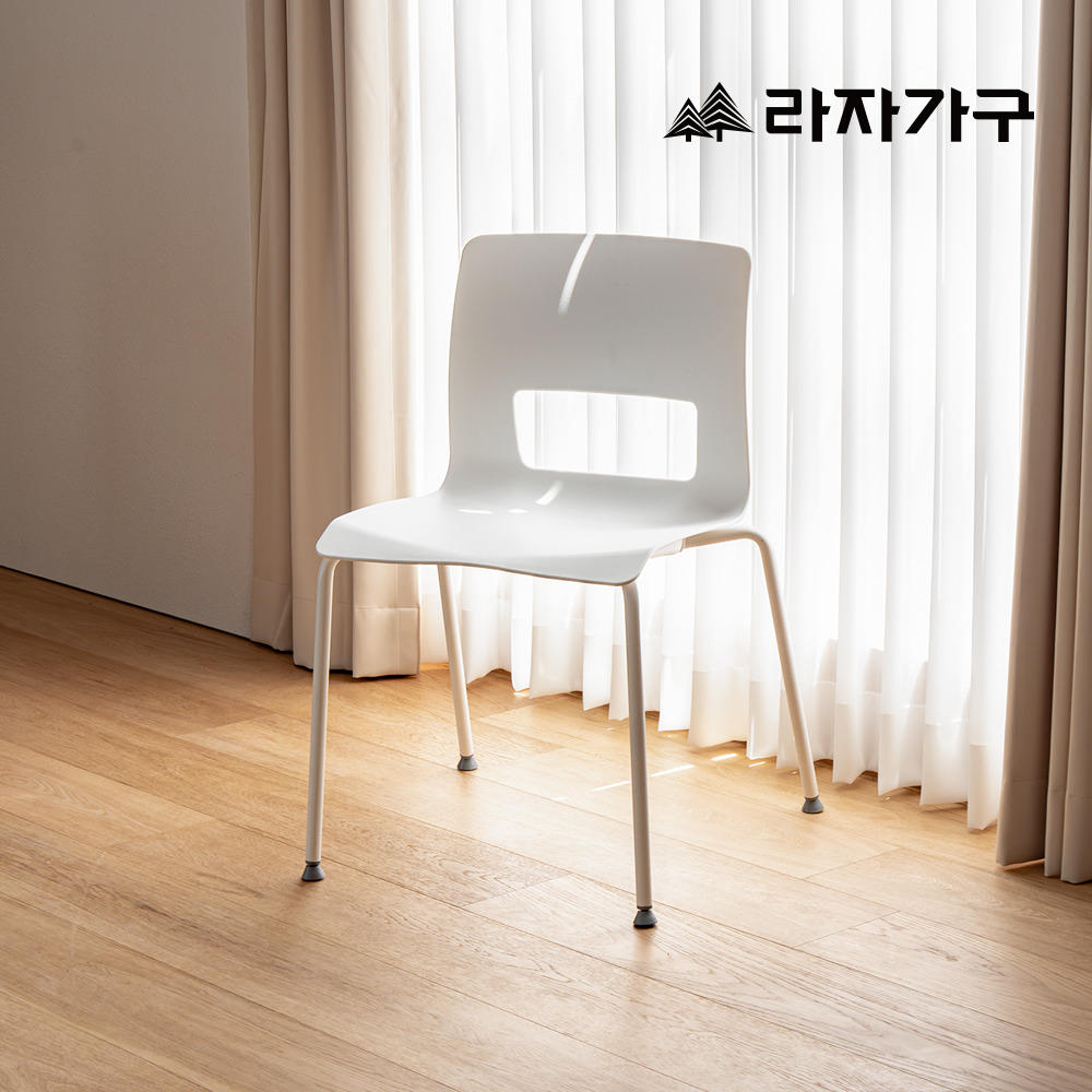 라자가구 로그 미드센츄리 디자인 체어 카페 식탁 테이블 사무실 인테리어 스퀘어 스틸 의자 - 상세 이미지 5