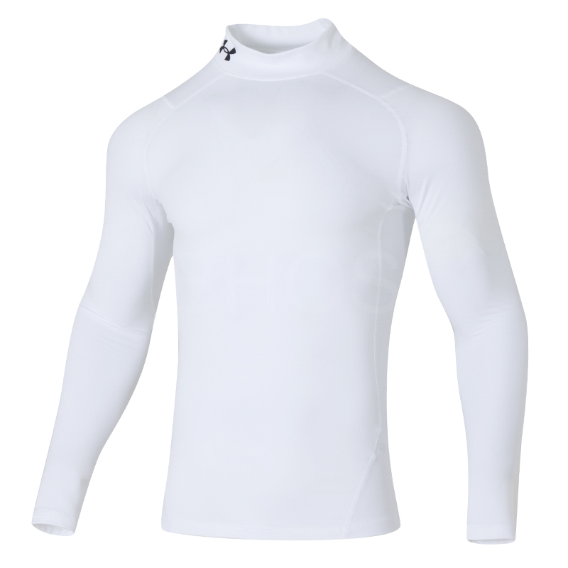 언더아머 UA CG Armour Comp Mock-WHT 화이트 남