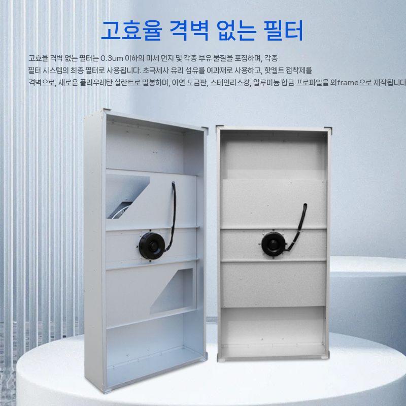 공장 클린 환기팬 클린룸 고효율 필터 산업용 쿨린룸 배기팬 1175_575 플라스틱 잎 세트 - 상세 이미지 2