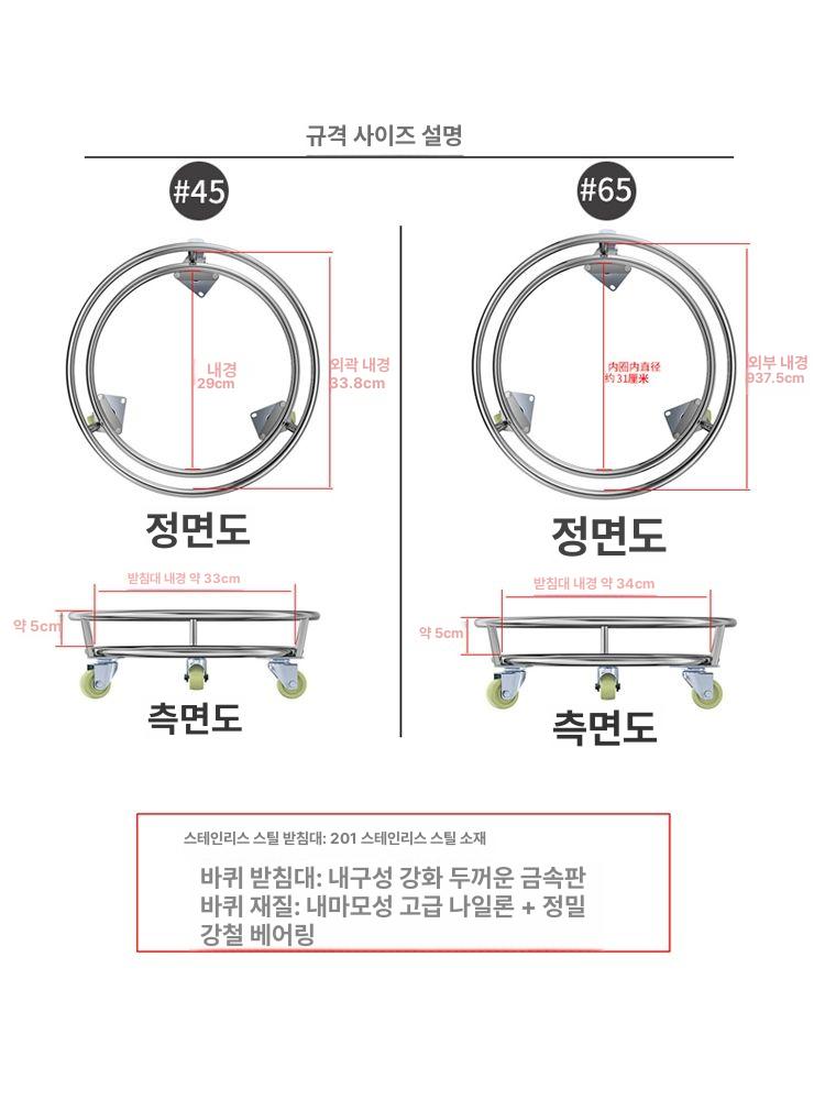 급식 카트 스테인리스 주방용 업소용 워크카트 이동식 스텐레스 서빙카트 병원 운반구 구르마 - 상세 이미지 3