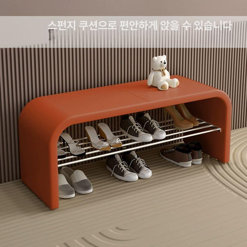 현관 신발장 슬림 수납장 폴딩 얇은 현관신발장 조립식 사무실 현관장 원룸 슈즈랙 모던 - 상세 이미지 4