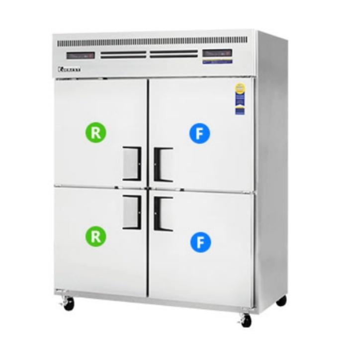 간냉식 4구 냉장냉동고 1200L 카페용 식당용 급식실 대형냉장고 - 상세 이미지 3