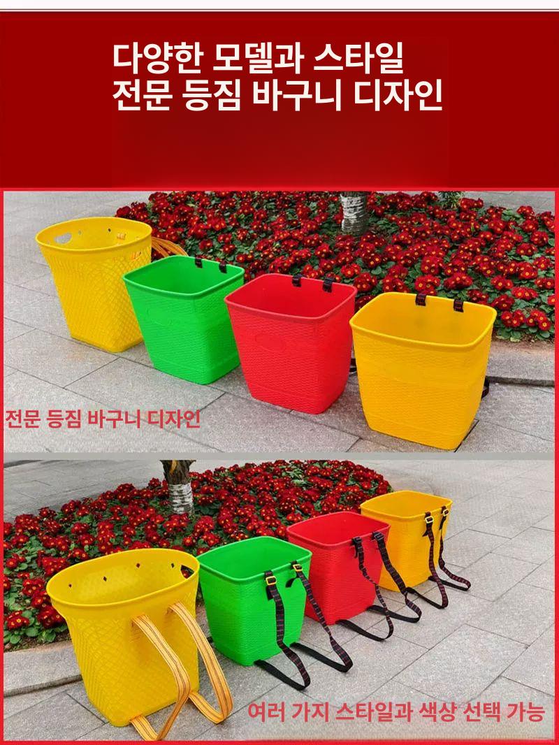 농사 수확가방 대형 과일 빅사이즈 수확백 원예용 파우치 바스켓 멀티백 - 상세 이미지 3