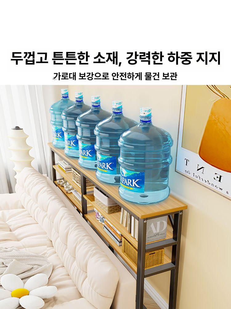 사이드테이블 거실 보조 슬림 베란다 테이블 사이드 원목 좁고 폭좁은 탁자 수납 간이 틈새 이미지 6