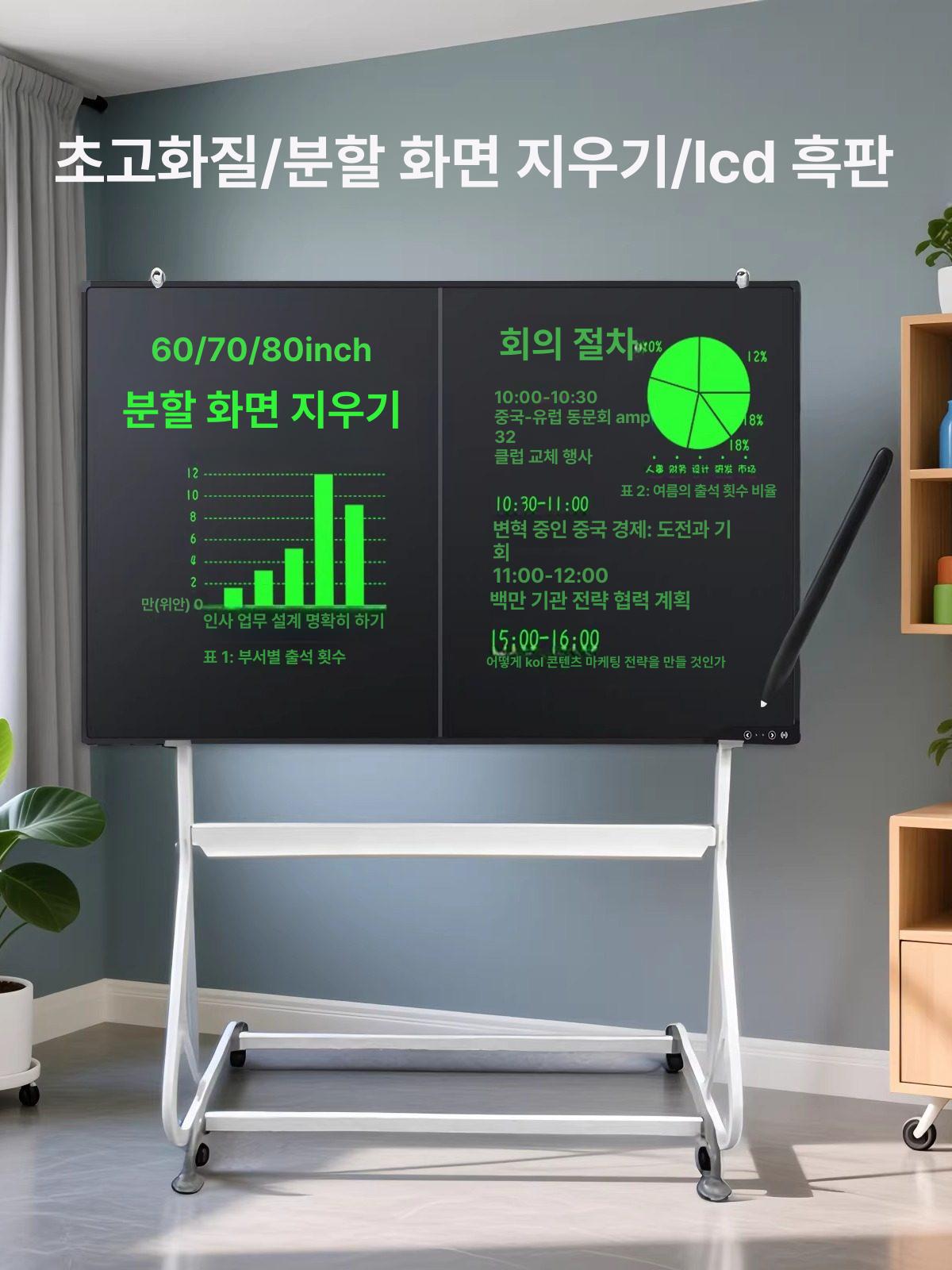 대형 전자칠판 학교 강의실 스마트보드 드로잉패드 회의실용 디지털 - 상세 이미지 2