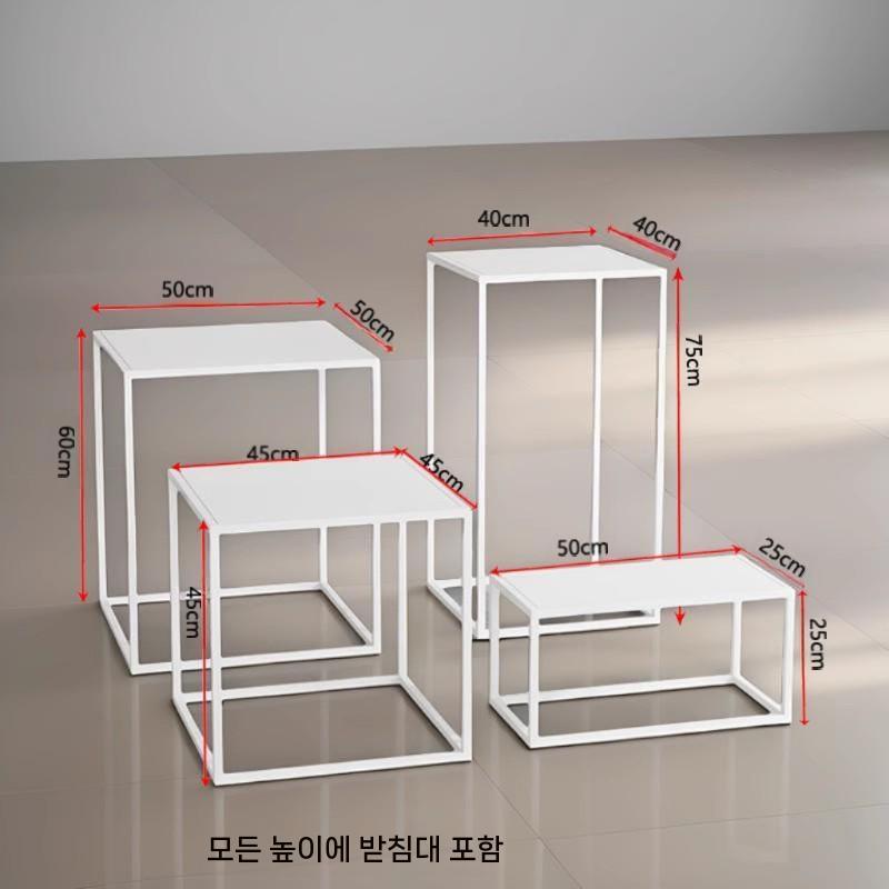 화분 사각 운반 철제 슬림 바퀴 베란다 트레이 받침대 15x10x5 2. A4 파일 - 상세 이미지 2