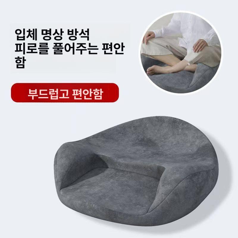 요가 의자 좌식 명상 방석 무릎꿇기 내추럴우드 다도의자 무릎 좌식의자 바닥 명상의자 - 상세 이미지 3