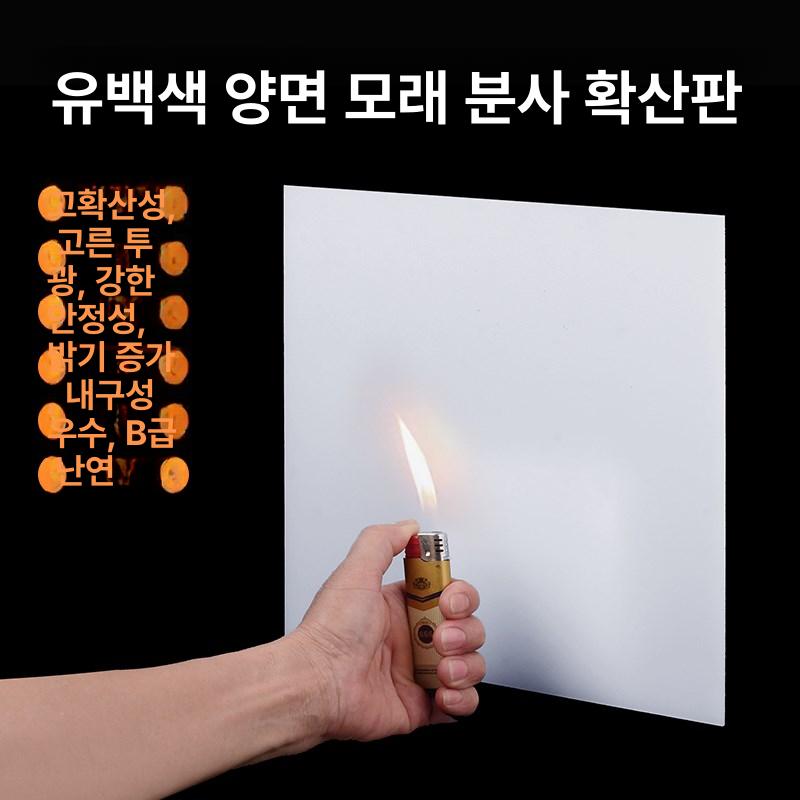 LED 시트 조명용 아크릴 유백색 확산판 반투명 방열 펜던트용 - 상세 이미지 3