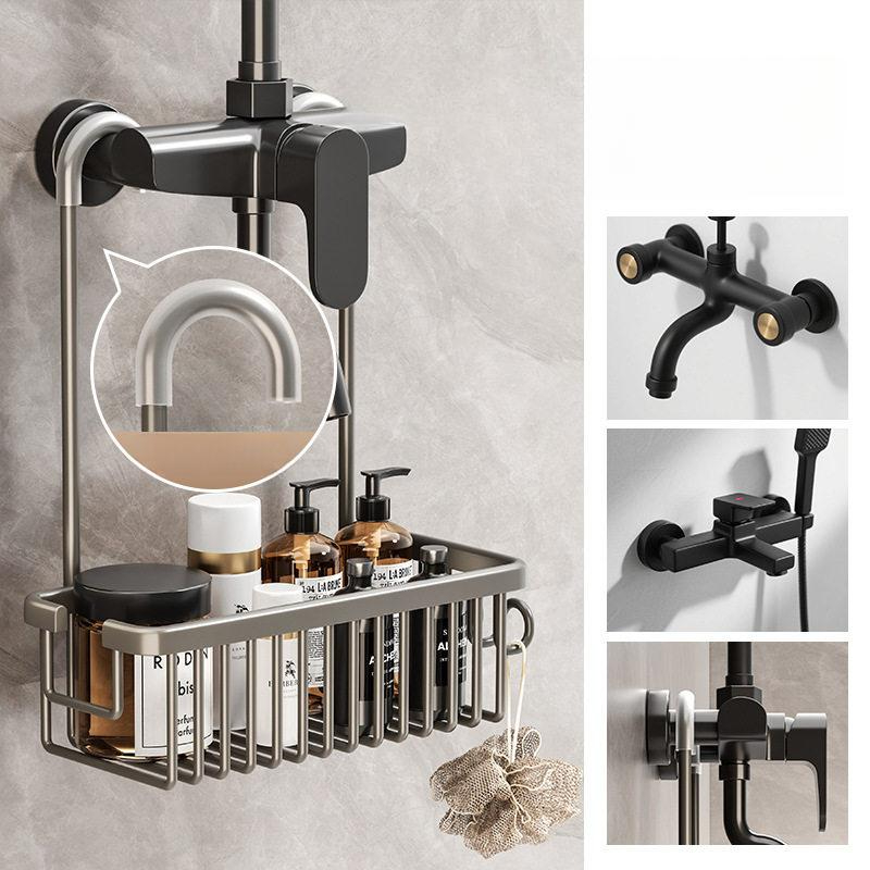 샤워 수납 선반 화장실 무타공 욕실 샴푸 정리함 깔끔 가정 호텔 - 상세 이미지 3