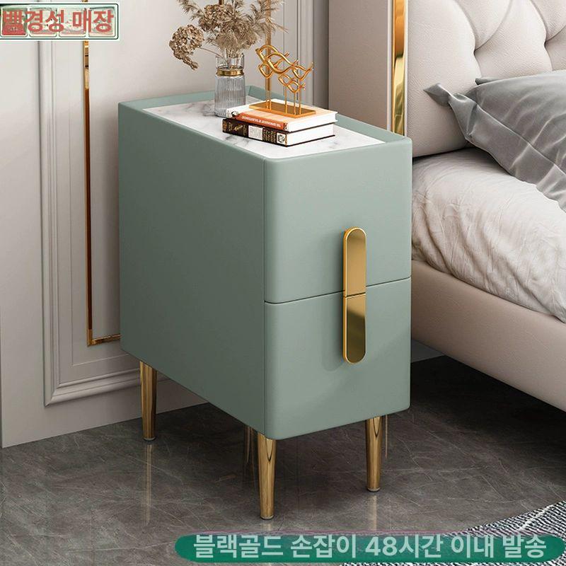 원목 침대협탁 서랍장 엔틱 서랍 인테리어 수납장 침대옆 미니 사이드 옆 우드 슬림 모던 - 상세 이미지 3