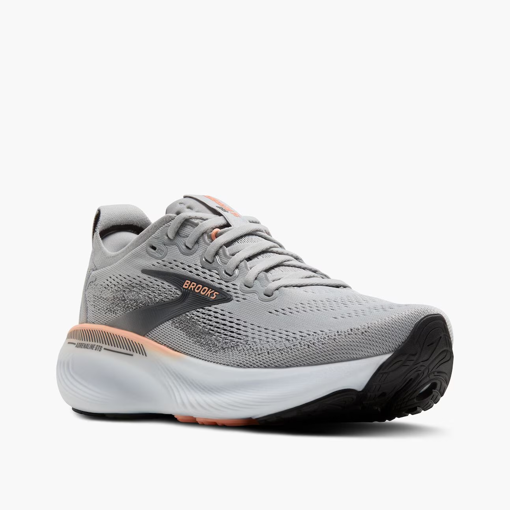 브룩스 Adrenaline GTS 25 여성 런닝화 운동화 Grey/Blackened Pearl/Coral - 상세 이미지 2