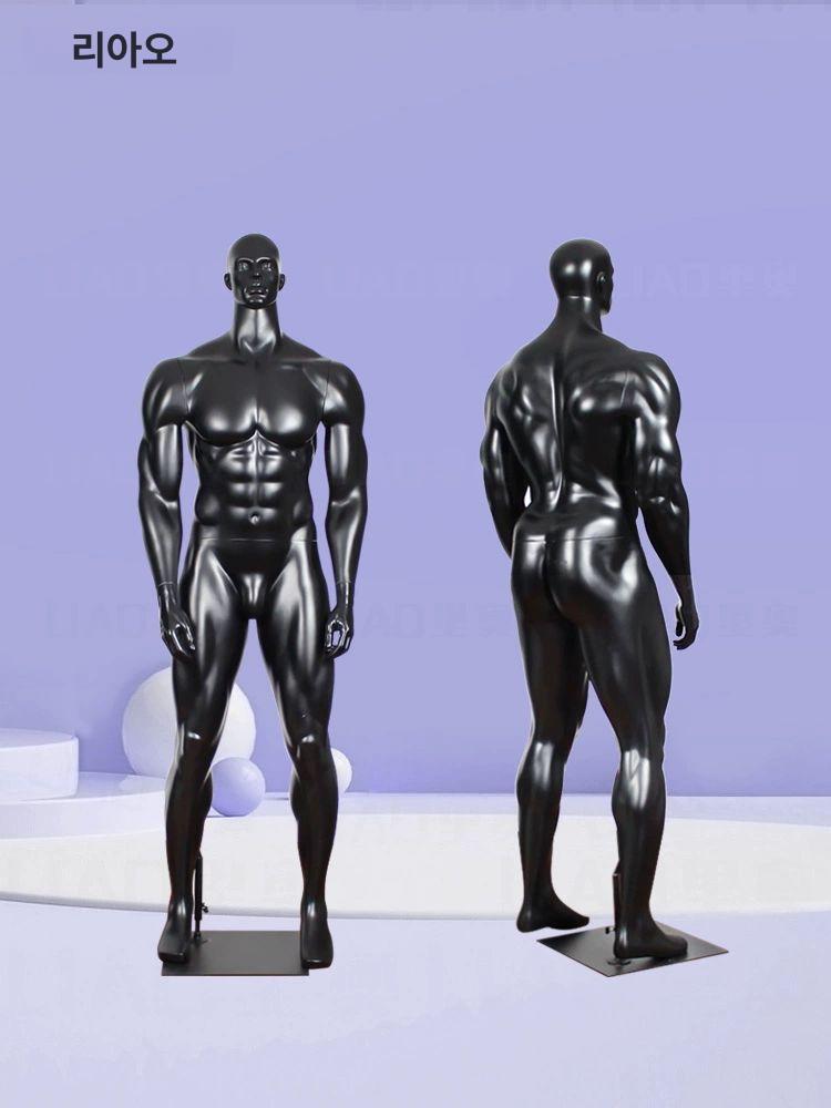 전신 마네킹 매장 촬영용 상반신 디피 촬영 진열용 스탠드 입체 여자 소품 스포츠 - 상세 이미지 4