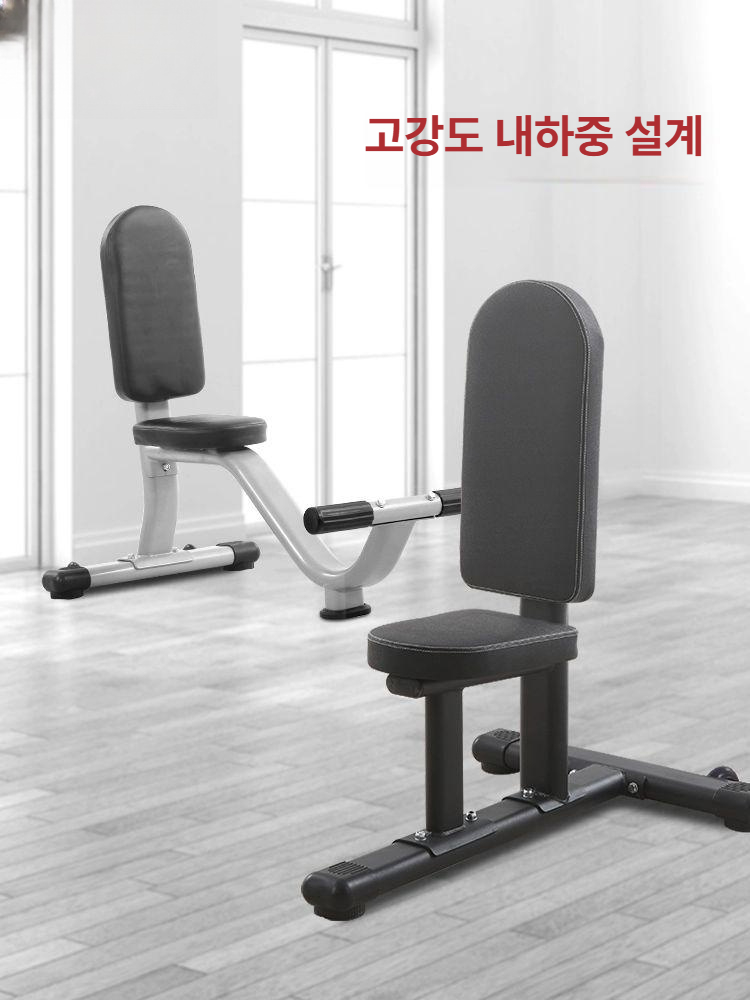 헬스장 벤치 등받이 고정형 체육관 숄더벤치 웨이트 헬스의자 직각벤치 가정용 어깨 덤벨 - 상세 이미지 2