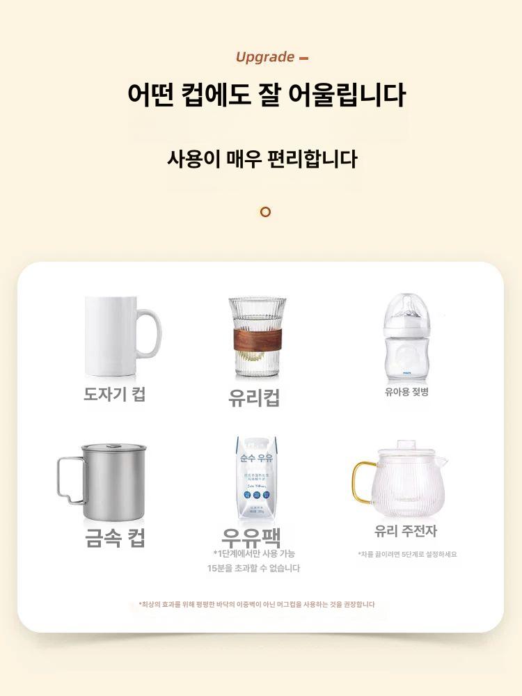 소형 주전자 워머 투명 메이커 차 가정용 찻주전자 티워머 캠핑 티포트 수제 티팟 내열유리 - 상세 이미지 3