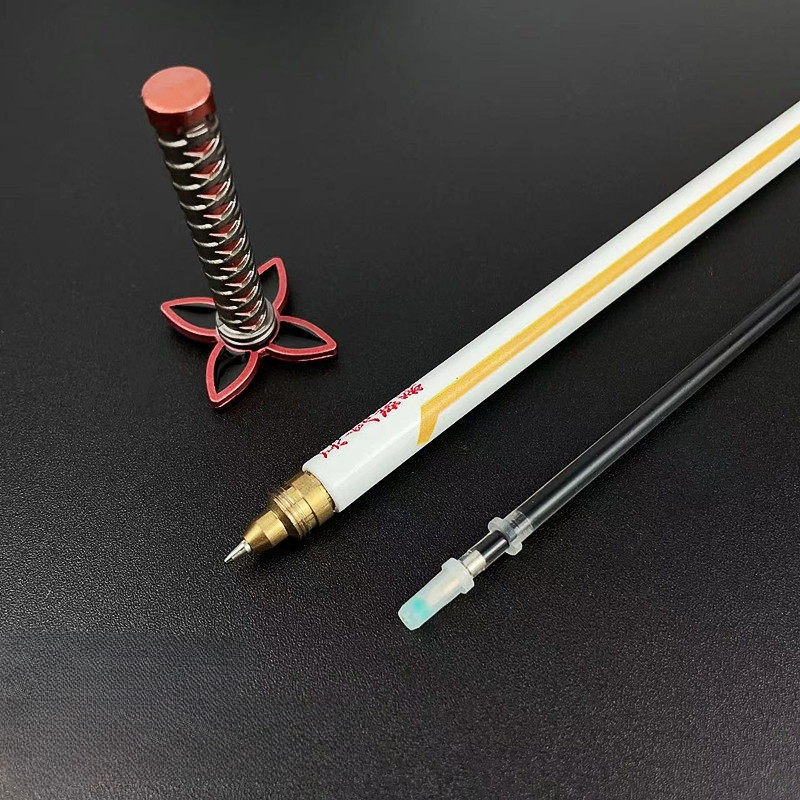 귀멸의칼날 귀칼 일륜도 검 볼펜 무기 소품 카타나 - 상세 이미지 4