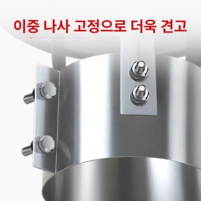 화목난로 댐퍼 역풍방지 부자재 스텐 연통 삿갓 화목난로연통 공기조절기 엘보 스텐연통 화구 - 상세 이미지 4