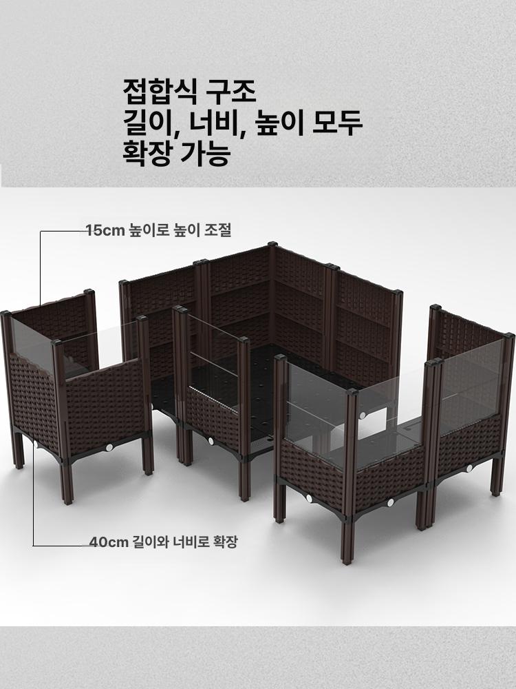 동물 사육장 일광욕 오픈 아크릴 도마뱀 육지 하우스 케이지 쉼터 번식 거북이 집 육지거북 - 상세 이미지 3