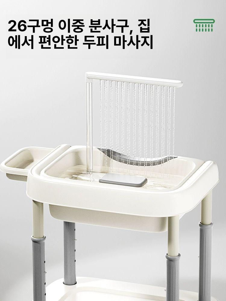 이동식 샴푸대 가정용 접이식 목욕 간이세발기 이동식샴푸대 간이 머리 누워서 머리감기 침대 - 상세 이미지 4
