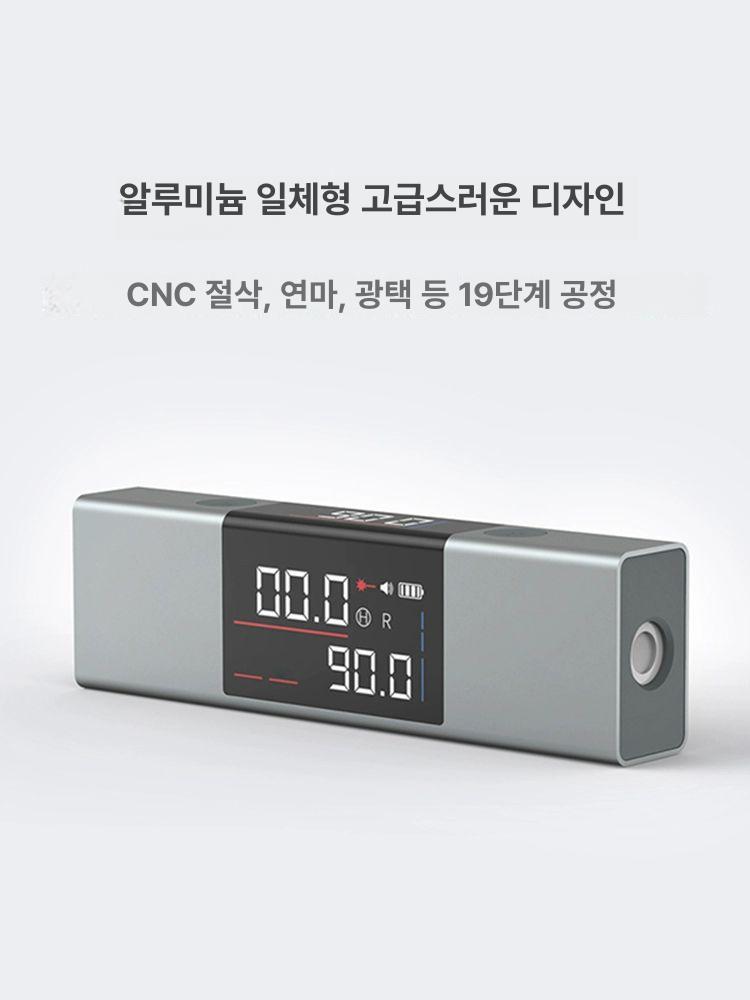 건축 각도계 디지털 프로텍터 레벨기 측정 각도측정기 수평 눈금자 디지털각도계 경사 각도기 - 상세 이미지 2
