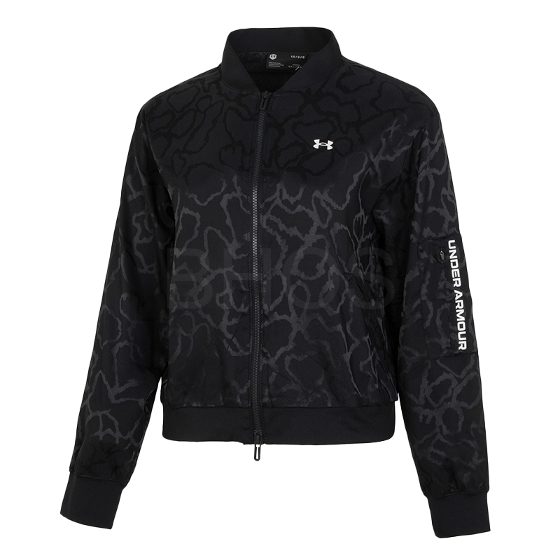 언더아머 UA Rush Woven Jaq Bomber 블랙 여성