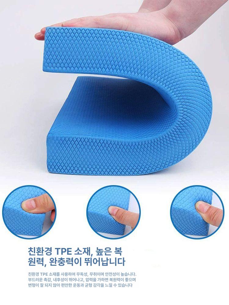 홈트 운동매트 피트니스 두꺼운 요가 초보자용 스포츠 헬스 헬스장 넓은 요가매트 스트레칭 - 상세 이미지 4