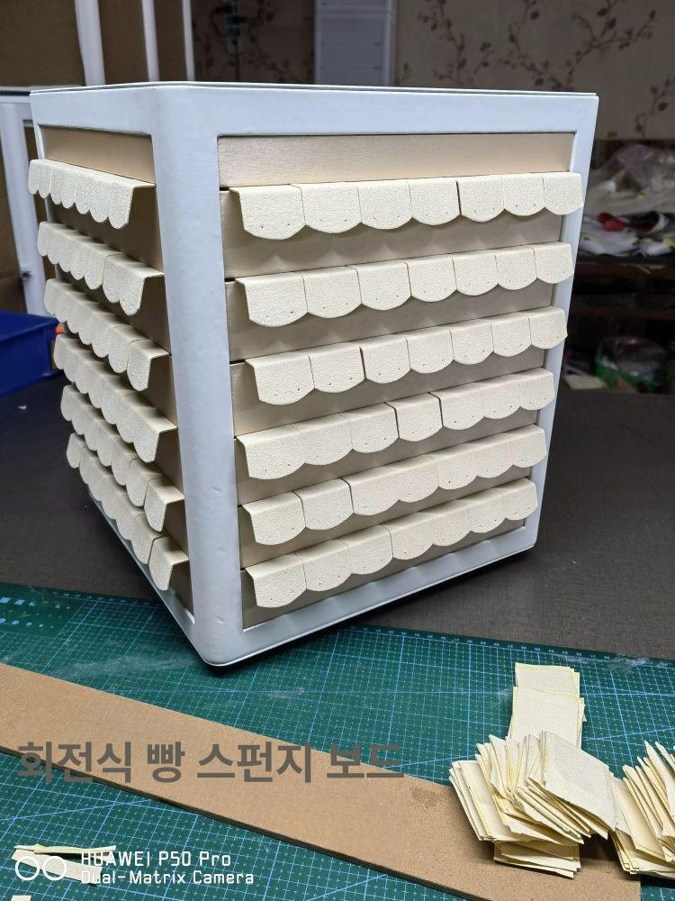 이어링 진열대 원목 회전 양면 귀걸이 전시 목걸이 디스플레이 반지 회전진열대 악세서리 - 상세 이미지 4