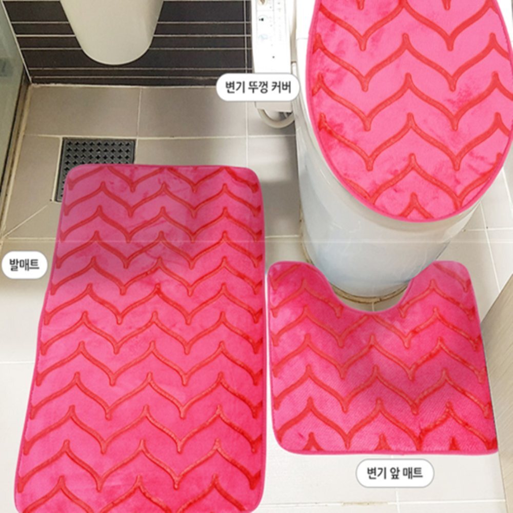 인기픽 주방매트세트 3P 베란다매트 - 상품 이미지